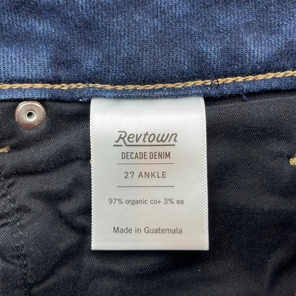 Revtown Decade Denim Ankle High Rise Size 27 - Picture 10 of 16